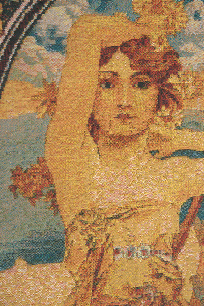Mucha Jour II Belgian Tapestry Wall Hanging