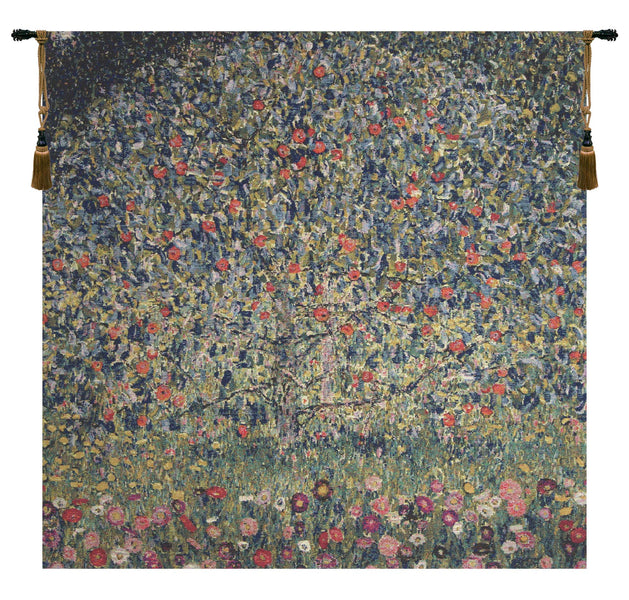 Apple Tree Klimt II Belgian Tapestry Wall Hanging