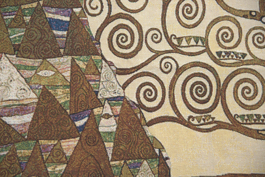 Stoclet Frieze Tree of Life Small Tapestry Wall Hanging