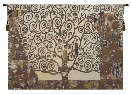 Stoclet Frieze Tree of Life Small Tapestry Wall Hanging
