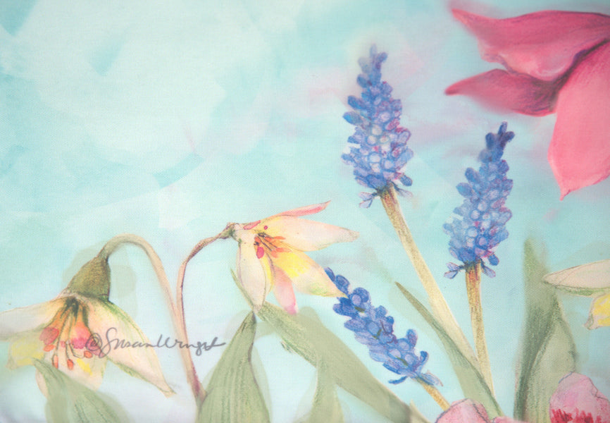 Nature's Grace Dyed Fiber Optic Fine Art Tapestry