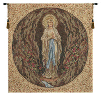 Madonna di Lourdes Square European Tapestries by Alberto Passini