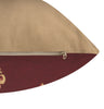 Five Fleur de Lys Red French Tapestry Cushion
