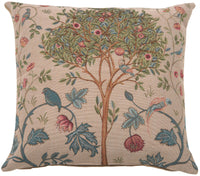 Kelmscott Tree Beige French Tapestry Cushion by William Morris