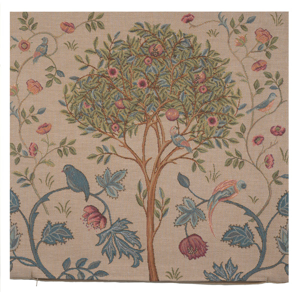 Kelmscott Tree Beige French Tapestry Cushion