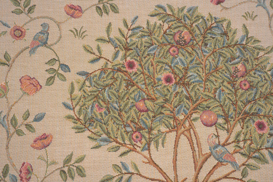 Kelmscott Tree Beige French Tapestry Cushion