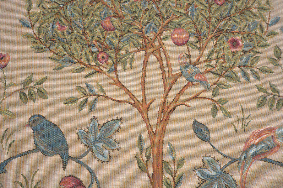Kelmscott Tree Beige French Tapestry Cushion