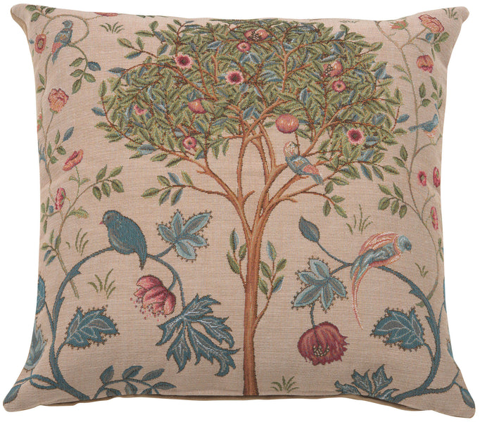 Kelmscott Tree Beige French Tapestry Cushion