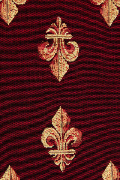 Royal Fleur de Lys Red French Tapestry Table Runner