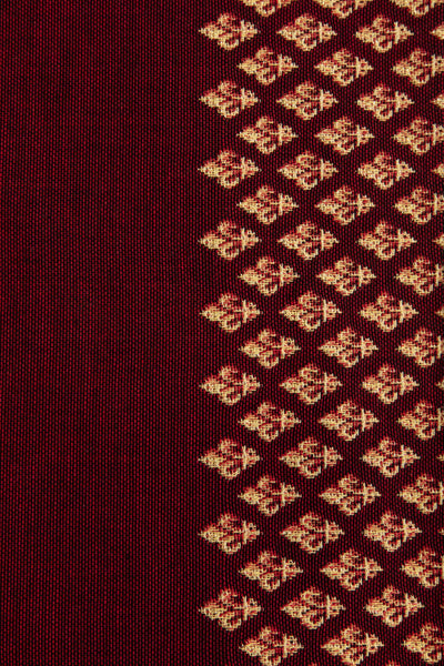 Royal Fleur de Lys Red French Tapestry Table Runner