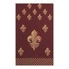 Royal Fleur de Lys Red French Tapestry Table Runner