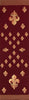 Royal Fleur de Lys Red French Tapestry Table Runner