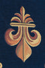 Royal Fleur de Lys Blue French Tapestry Table Runner