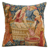 The Wine Press Small French Tapestry Cushion