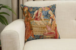 The Wine Press Small French Tapestry Cushion