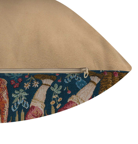 Wine Making Small French Tapestry Cushion