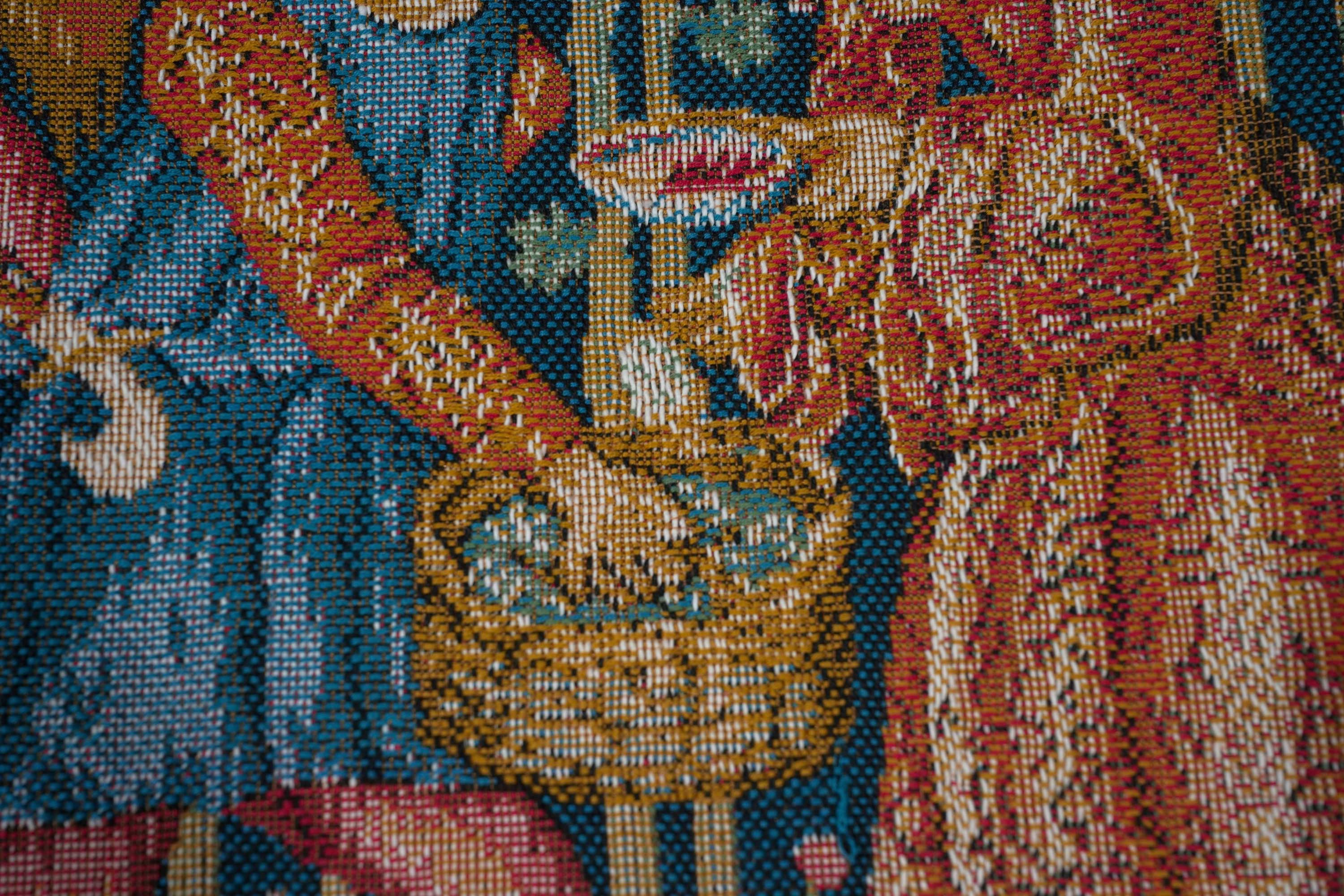 Wine Making Small French Tapestry Cushion