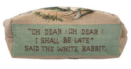 Late Rabbit Alice In Wonderland Purse Tapestry Handbag