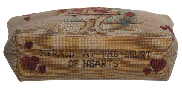 Heart Rabbit Alice In Wonderland Purse Tapestry Handbag