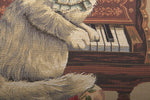 Cat With Piano European Cushion Cover