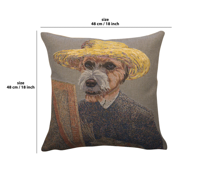 Van Gogh Dog European Cushion Cover