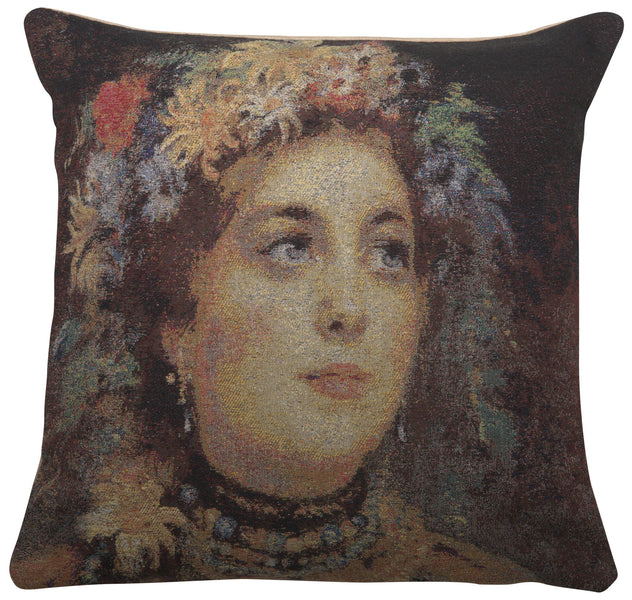 Russian Beauty in Summer Garland II Decorative Pillow Cushion Cover