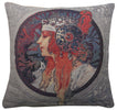 Donna Orechini by Mucha Decorative Pillow Cushion Cover