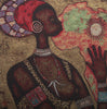 African Woman Decorative Pillow Cushion Cover