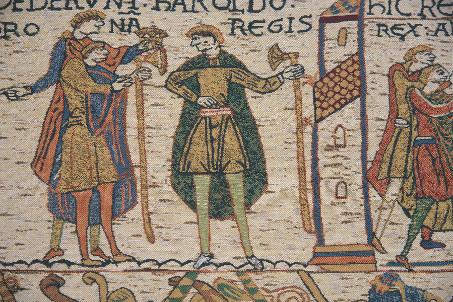Bayeux King Harold Belgian Tapestry