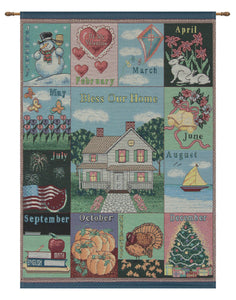 Thru The Year Fine Art Tapestry