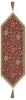 Fleur De Morris Red Belgian Table Runner