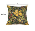 Golden Lily Black William Morris European Cushion Cover