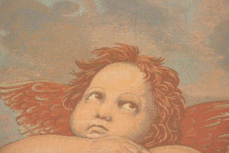 Raphael's Angel Right Italian Tapestry Cushion