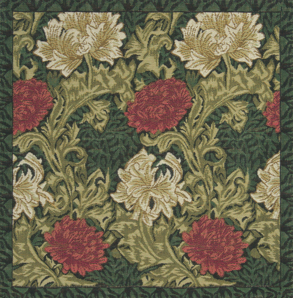 Chrysanthemum Multi Belgian Cushion Cover