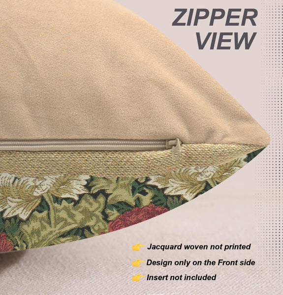 Chrysanthemum Multi Belgian Cushion Cover