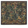 Animals with Aristoloches Green French Tapestry Cushion