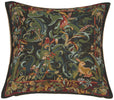 Animals with Aristoloches Green French Tapestry Cushion