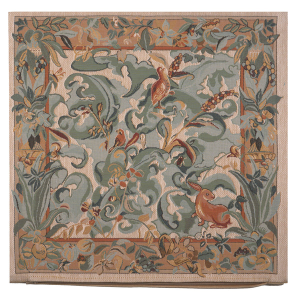 Animals with Aristoloches Light French Tapestry Cushion