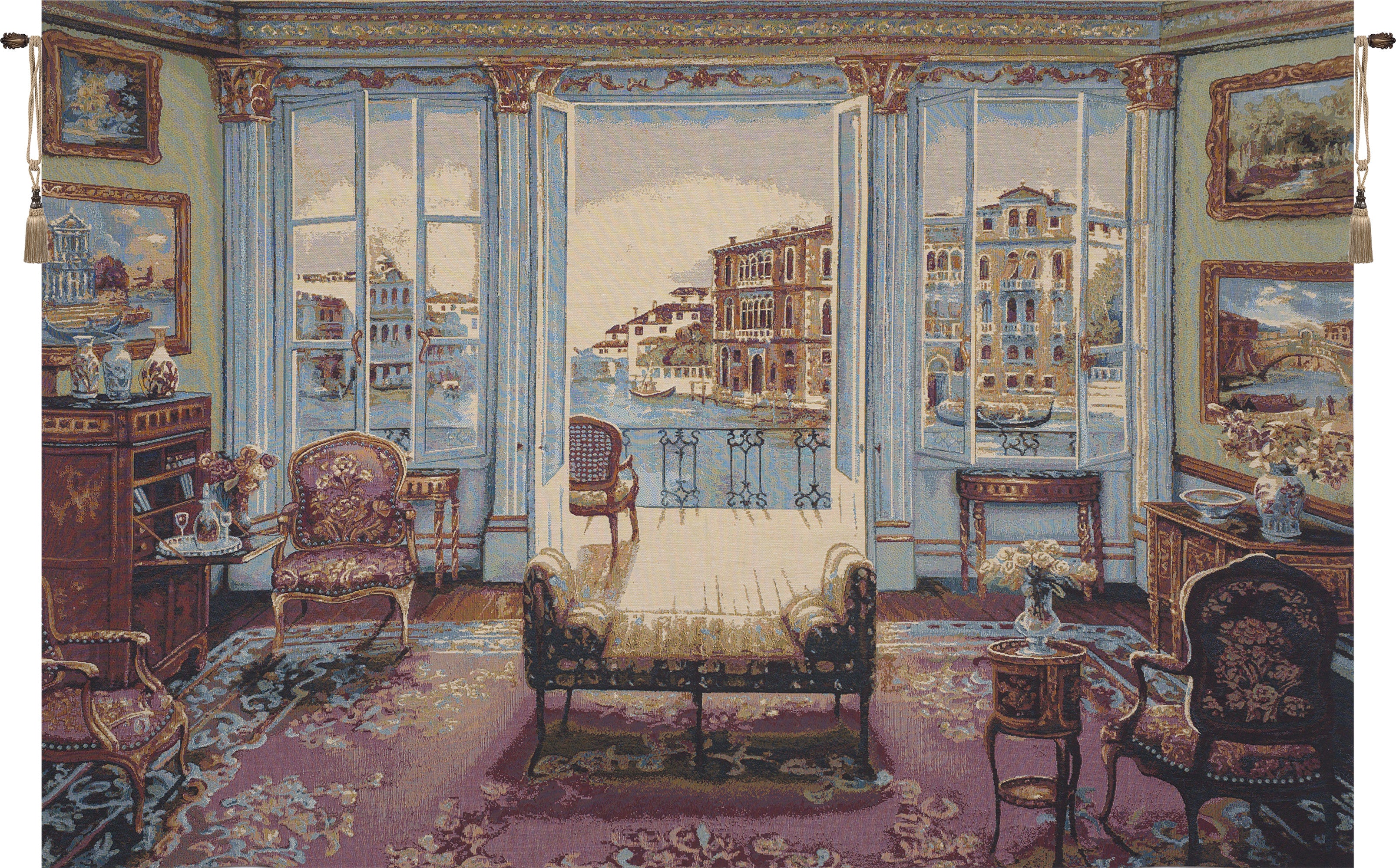 Interno Veneziano Italian Tapestry Wall Hanging