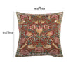 Roses and Birds Red French Tapestry Cushion
