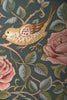 Roses and Birds II Blue French Tapestry Table Runner