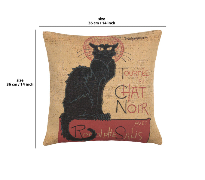 Tournee Du Chat Noir Small European Cushion Cover