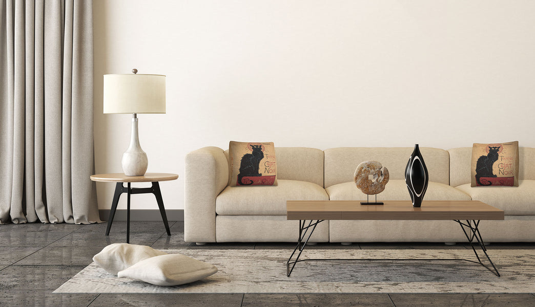 Tournee Du Chat Noir Small European Cushion Cover