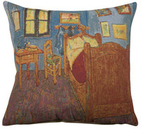 Van Gogh's La Chambre European Cushion Cover by Vincent Van Gogh
