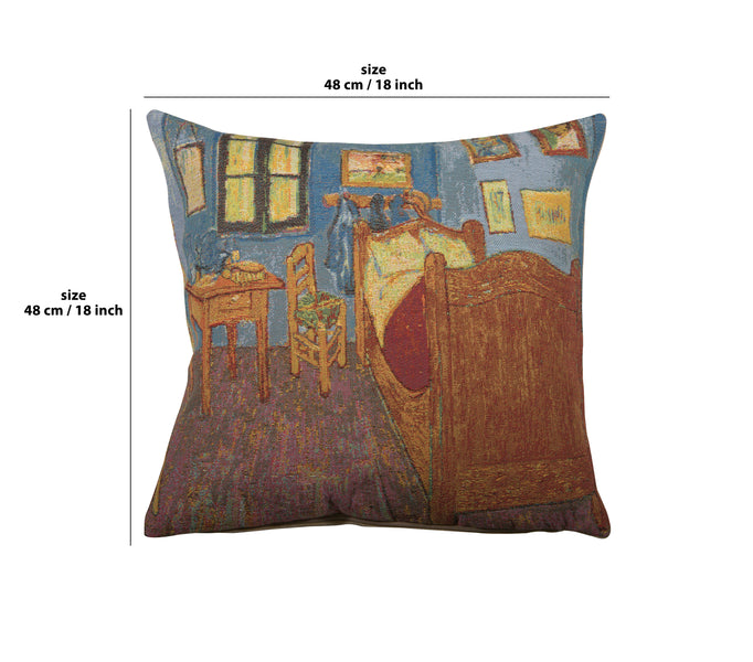Van Gogh's La Chambre European Cushion Cover