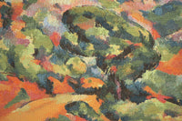 Mont Sainte Victoire European Cushion Cover by Paul Cezanne