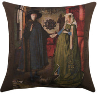 Arnolfini European Cushion Cover by Jan and Hubert van Eyck