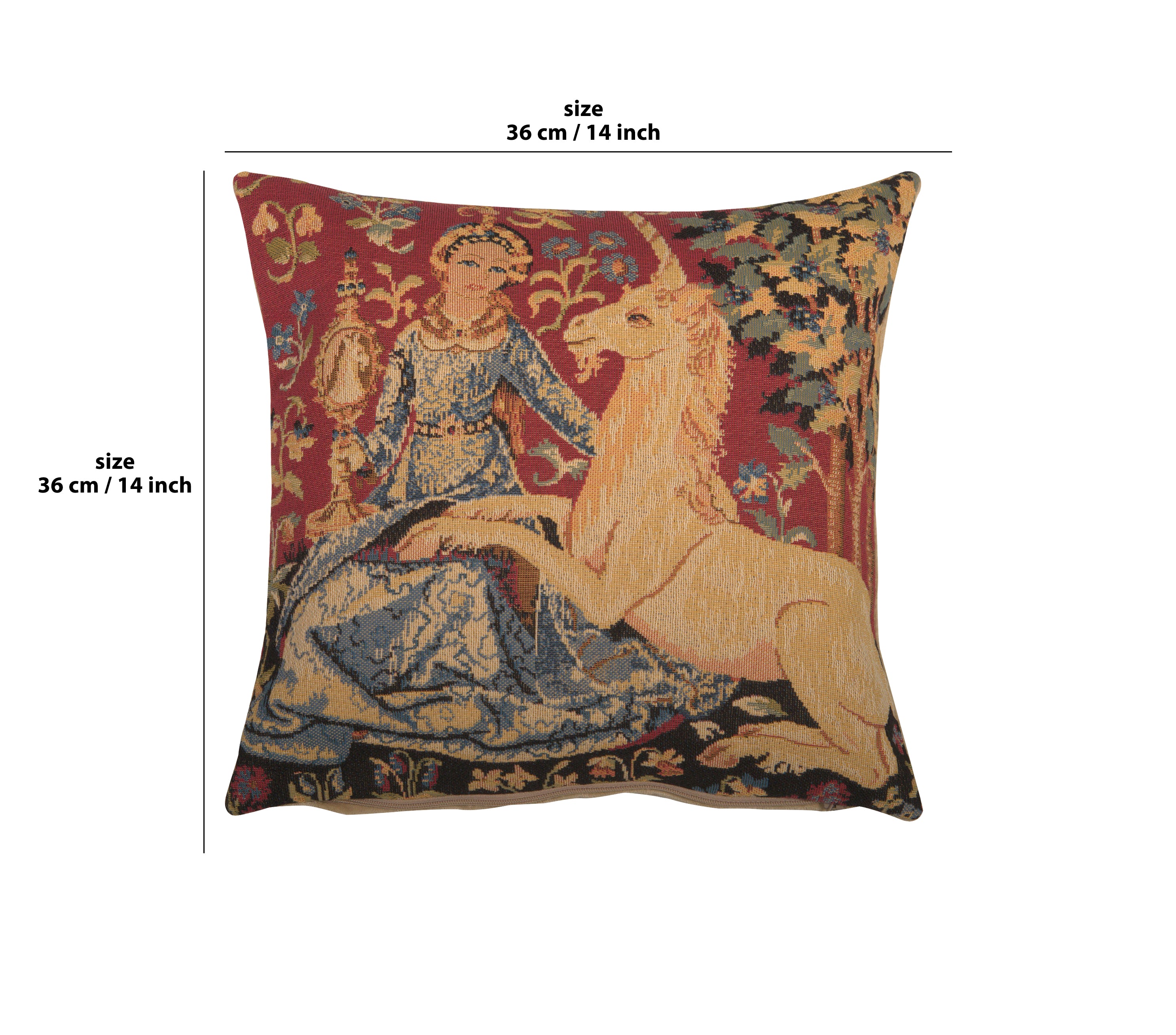 Medieval View Small European Cushion Cover