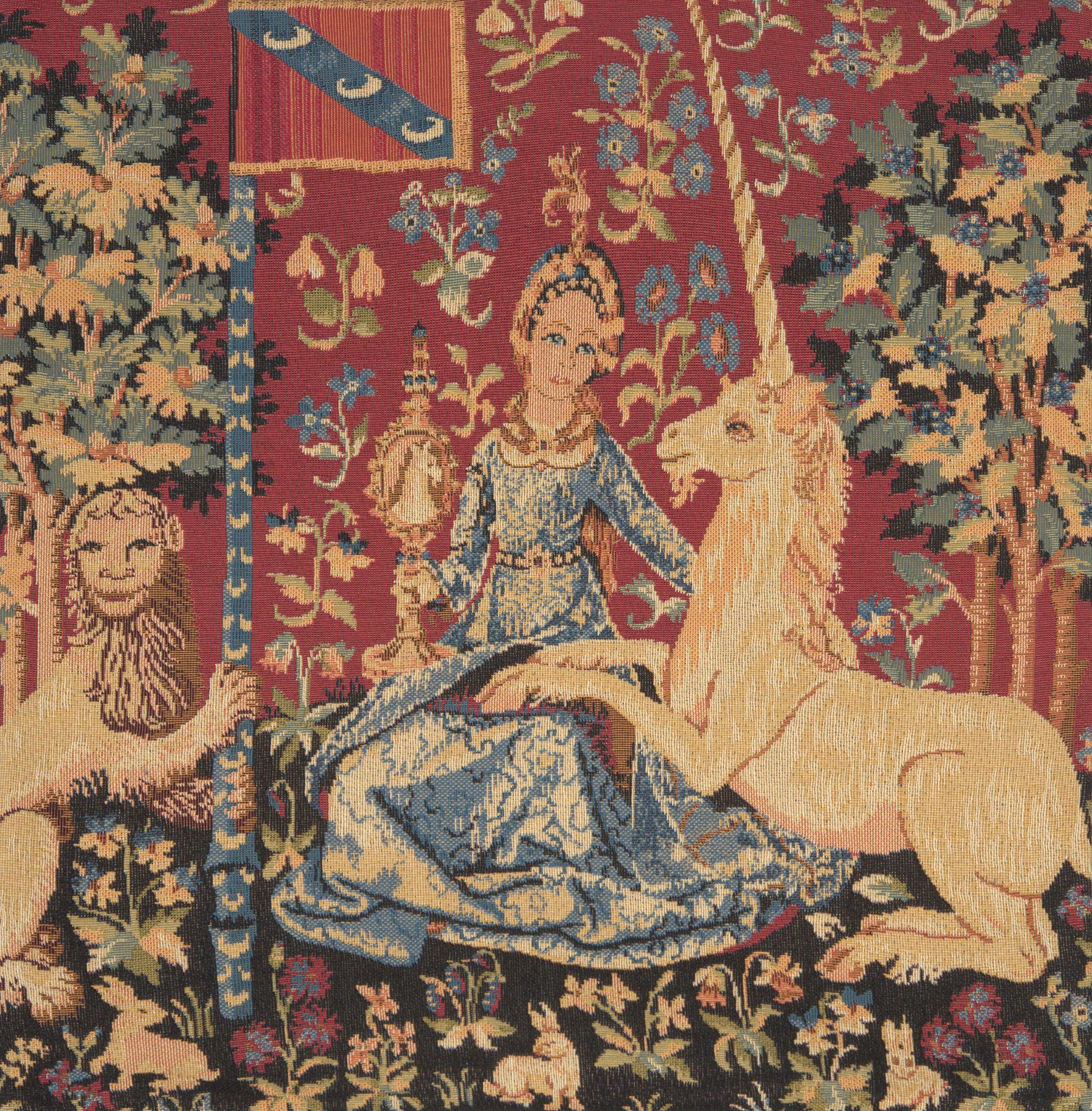 Medieval View Large European Cushion Cover