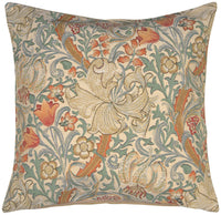 Golden Lily Light William Morris European Cushion Cover by William Morris